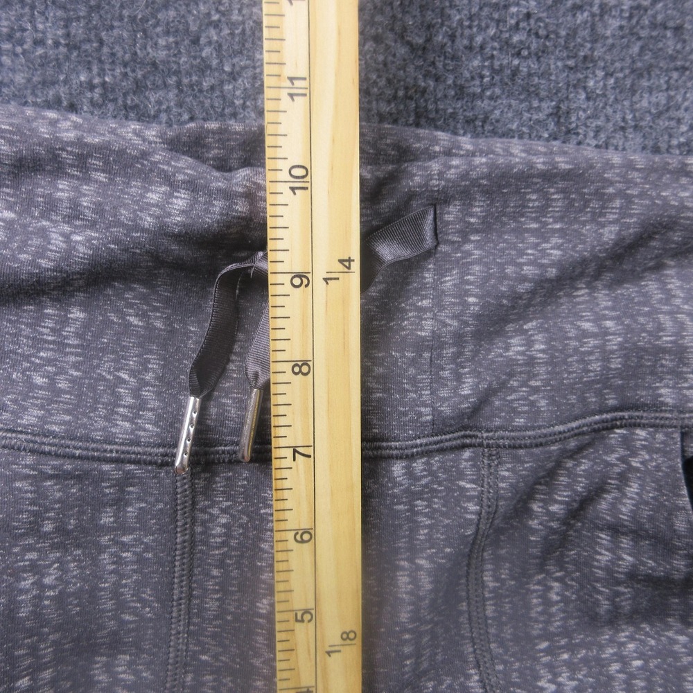 Lululemon Sweatpants Womens Gray Flecked Knit Straight Leg Yoga Athletic - Picture 10 of 10